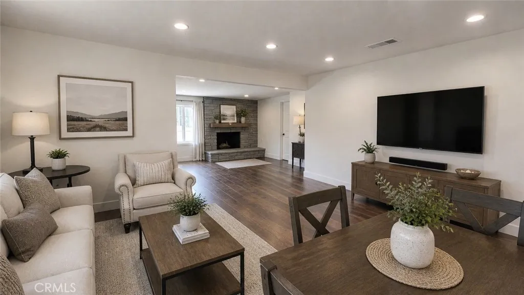 Virtually Staged Living ROom