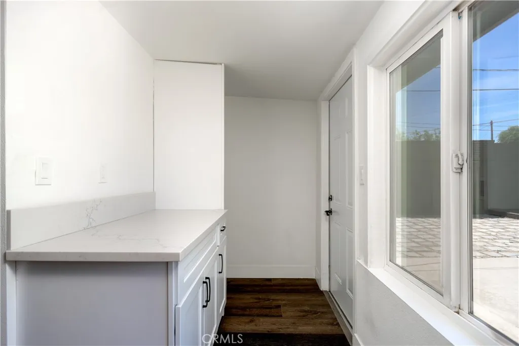 Laundry area