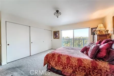 Large second 
bedroom with balcony