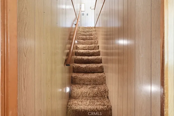 Stairs to living area