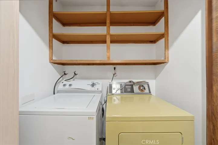 Indoor washer/dryer hookups in closet