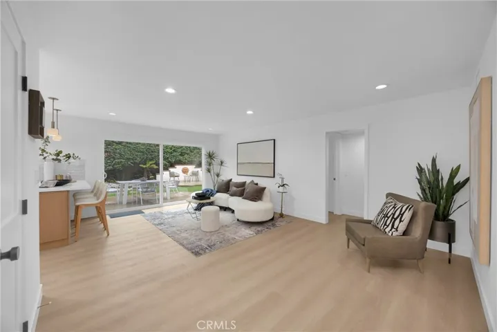 Family room off kitchen