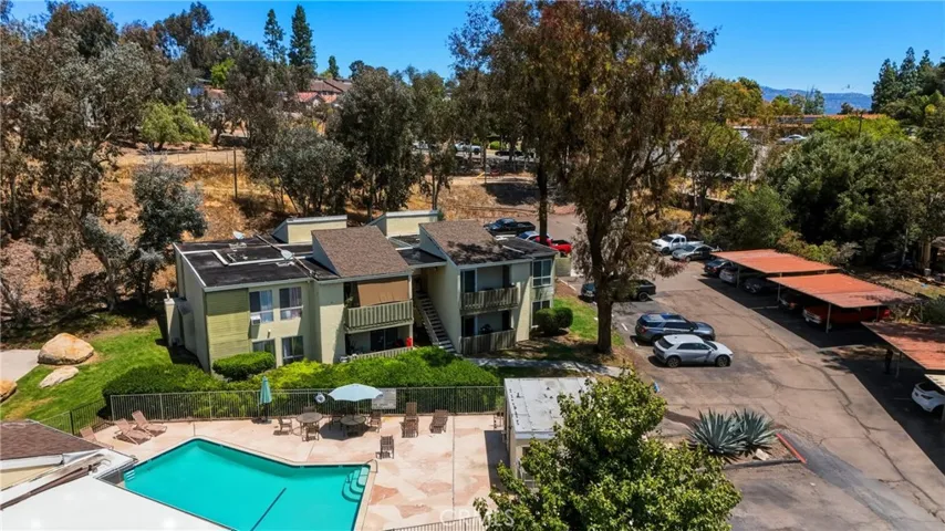 Ariel View of Pool and unit.