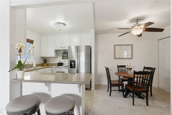 Kitchen and dining room