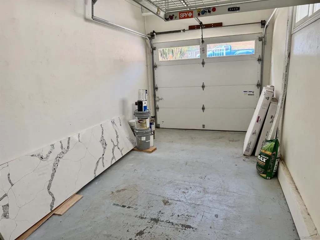 Attached one car garage