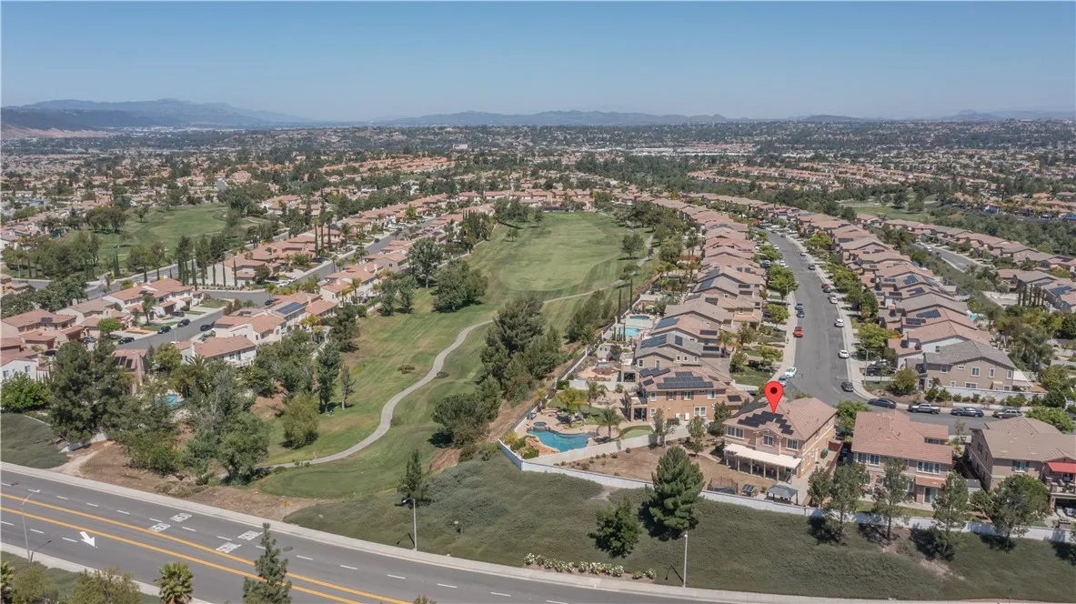 Aerial shot demonstrating proximity to Redhawk Golf Course...