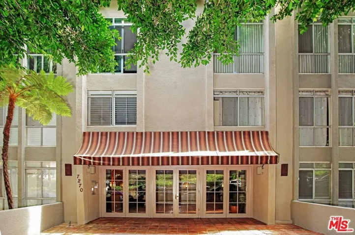 Front entrance of building