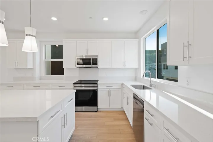 Large window over sink