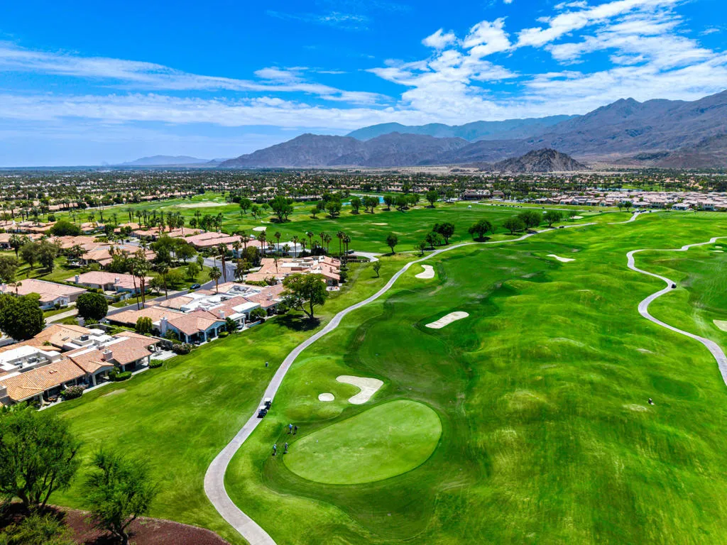 First Hole of the Stadium Course