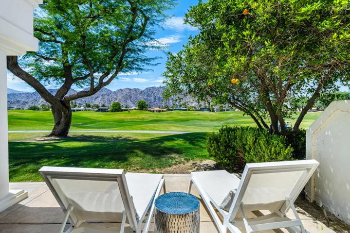 Patio with a view