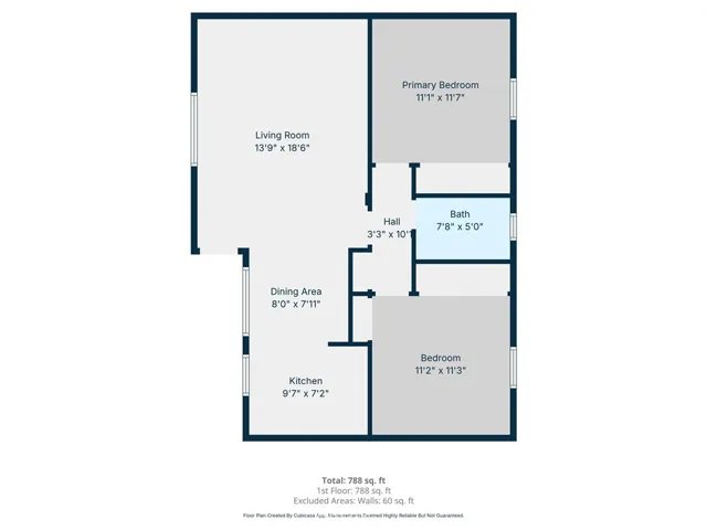 Upstairs Unit 2 Floor plan