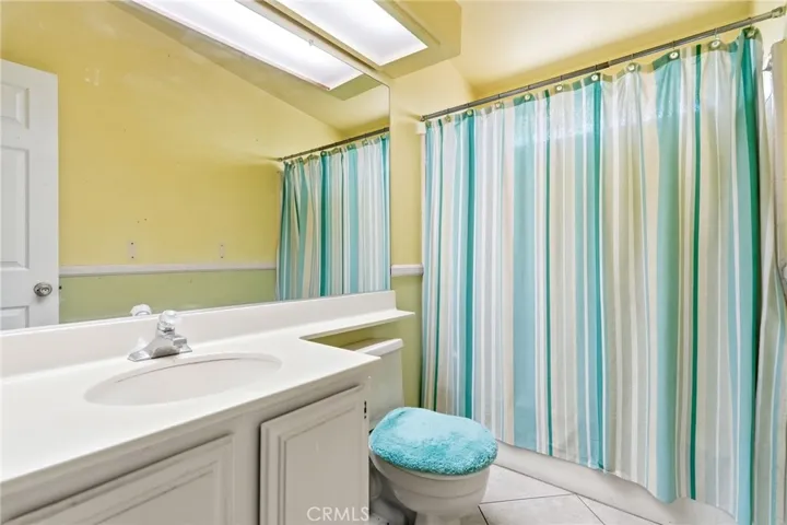 Hallway bathroom