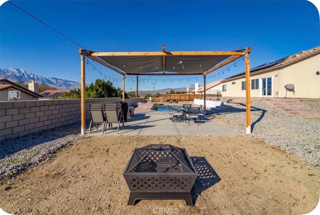 Patio and ADU area