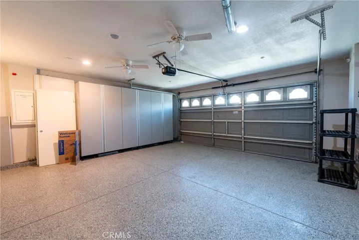 Finished Garage with Epoxy Flooring