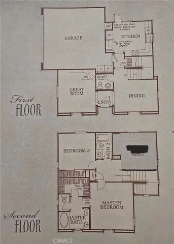 Plan 1 Floor plan with 3 bedrooms