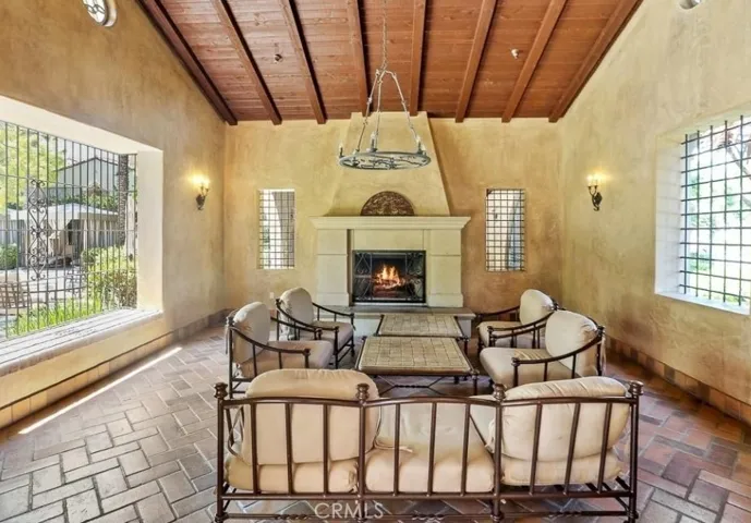 Indoor fireplace