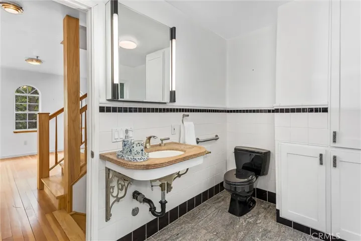 Bathroom #2, just off the office/study