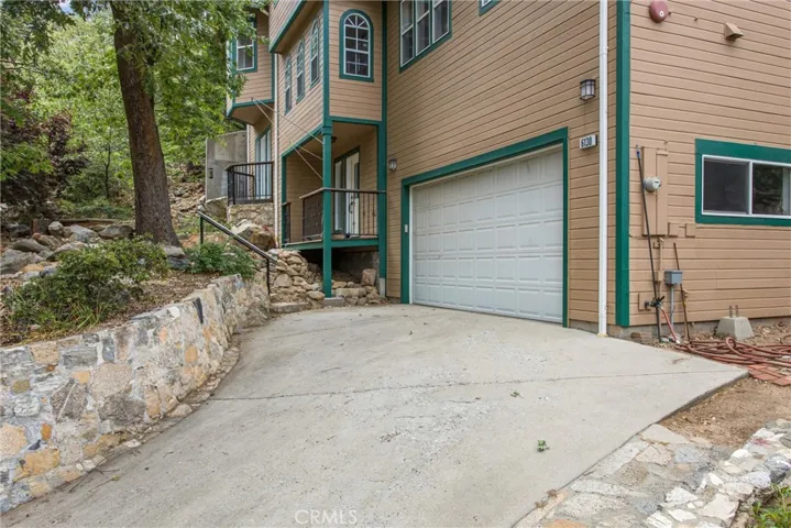 Driveway and 2-car garage