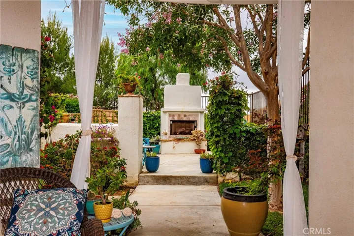 Backyard Patio Fireplace