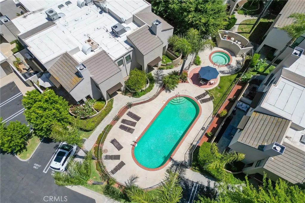 Secondary pool and spa.