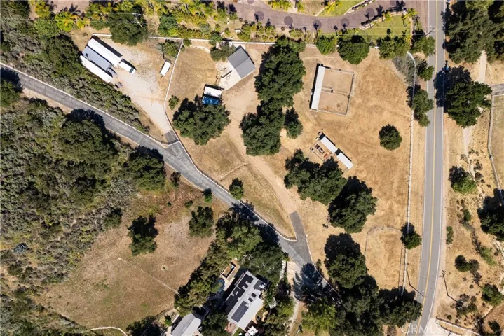 Aerial View of Property's Lower Grounds