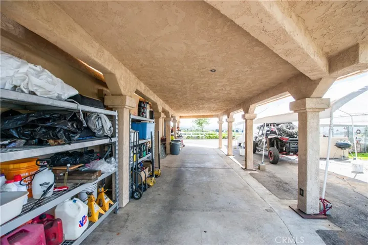 Expansive Attached Carport at Main Residence