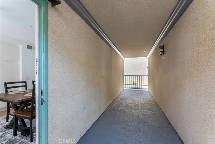 Outdoor patio area