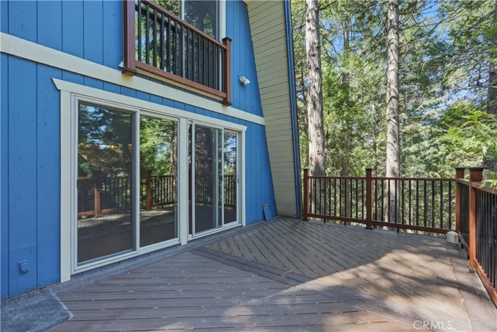 Rear of the home