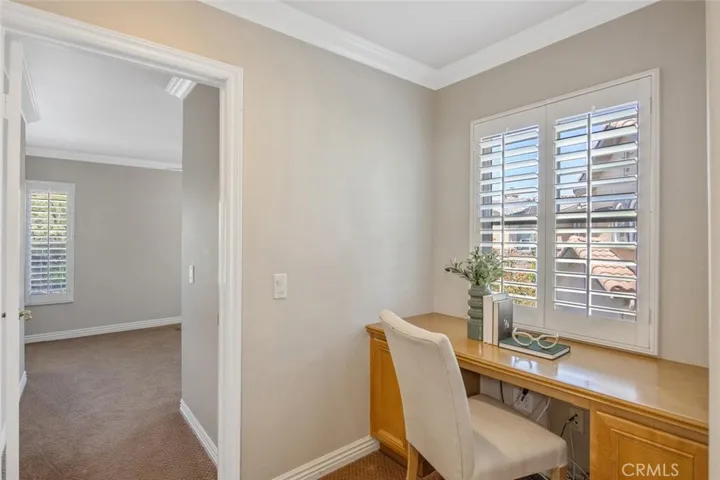 Built In desk in Hallway