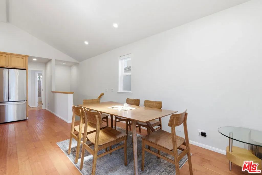 Dining looking to kitchen and