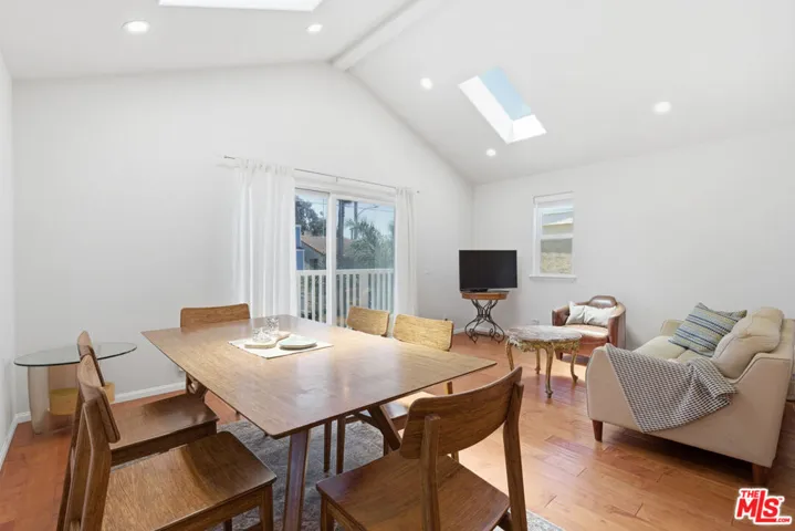 Open kitchen and living room