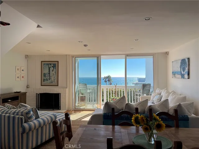 View looking out from kitchen.