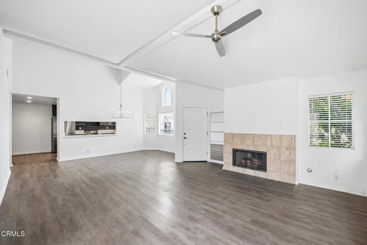 Spacious open living room