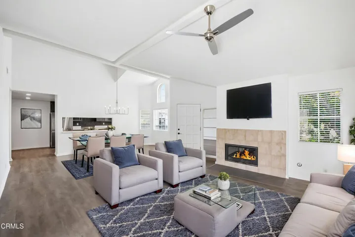 Spacious open living room