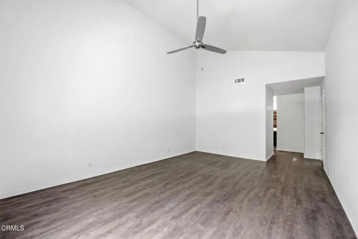 Spacious primary bedroom