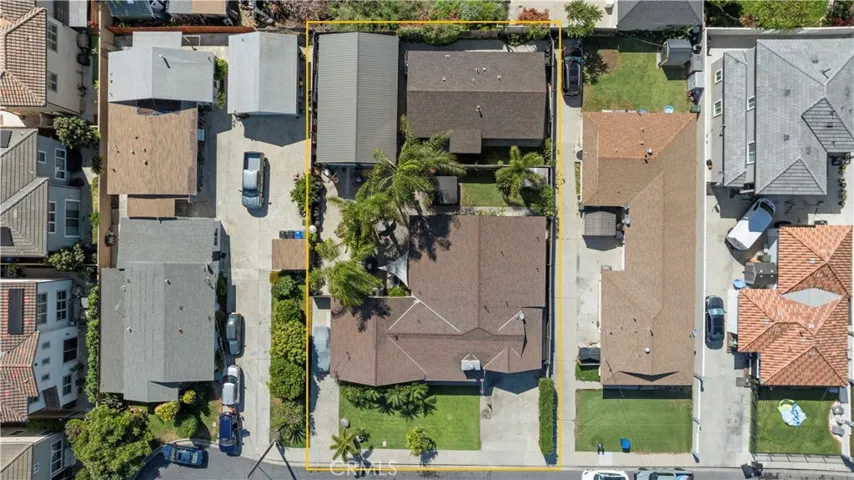 Aerial photo of property size