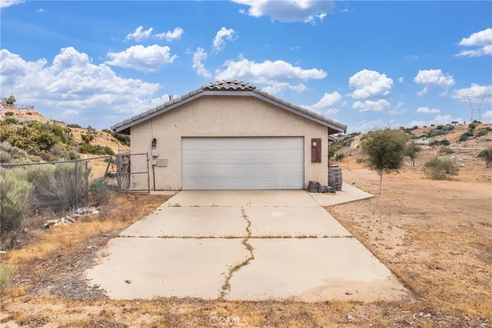 Driveway and 4 car garage