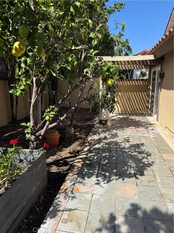 Side patio