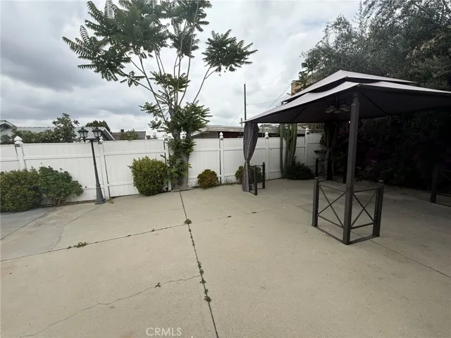 Patio, back yard