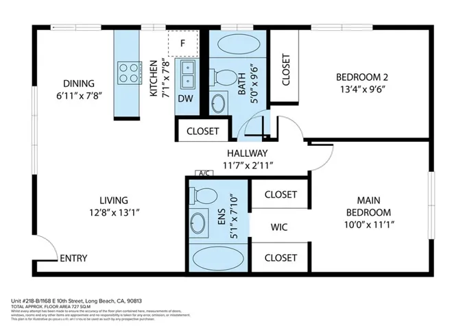 1168 E 10th 218b, Long Beach, California 90813