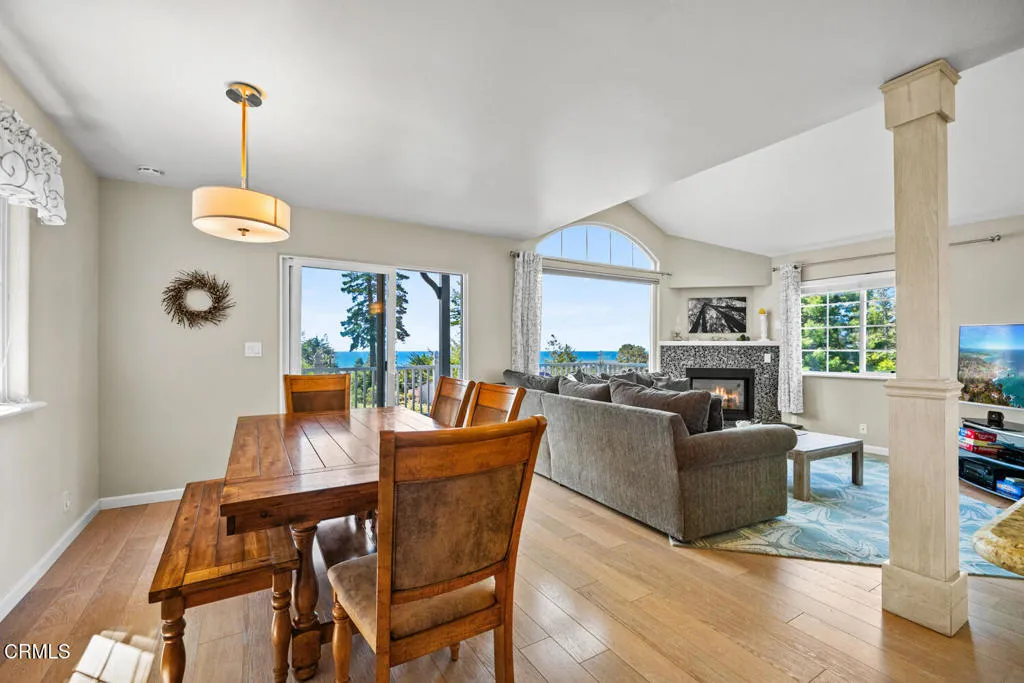 2nd level dining living