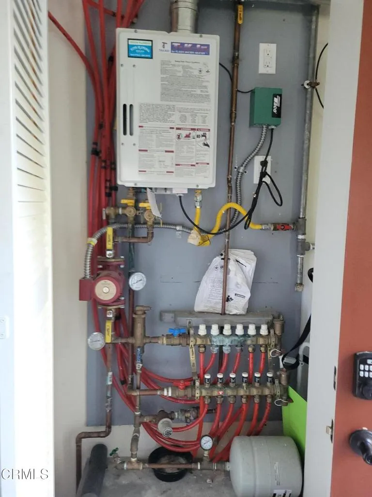 radient floor heat system