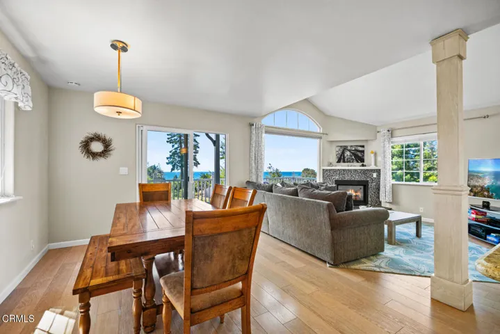 2nd level dining living