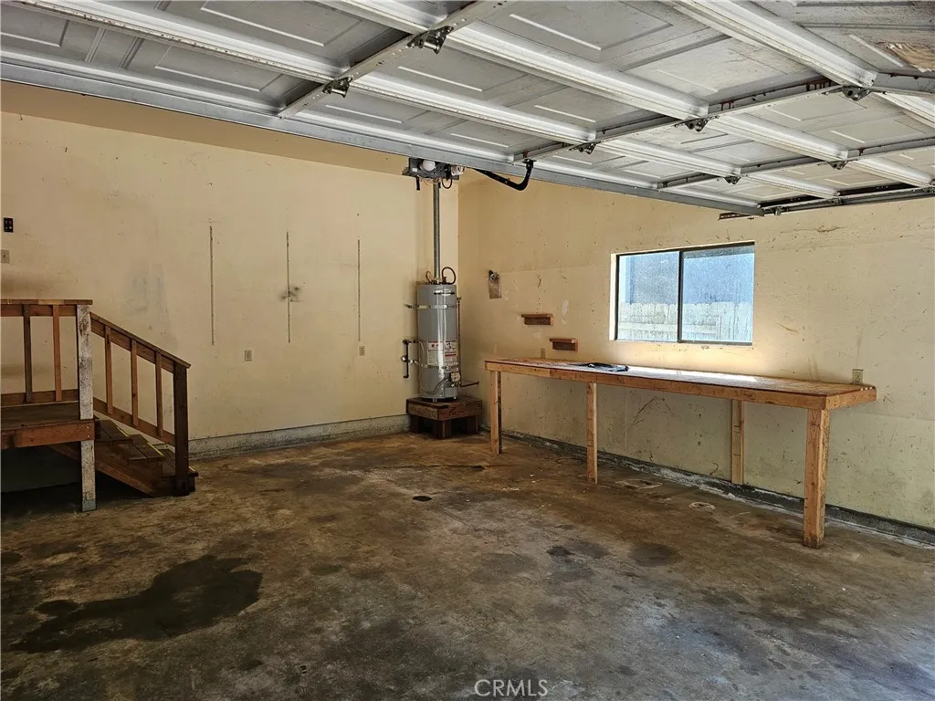 Interior Garage newer water heater Propane