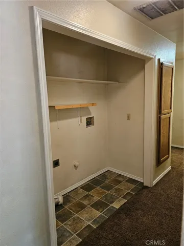 Hall way closet for washer , Dryer