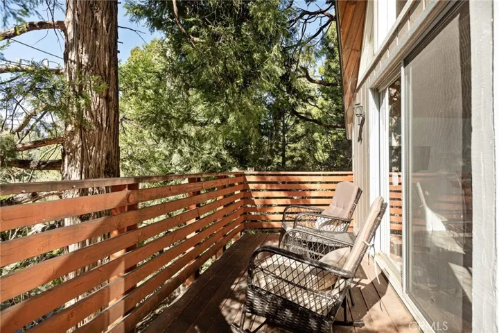 Deck off living area