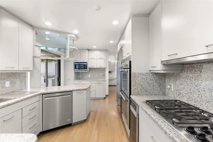 Spacious and well-maintained kitchen