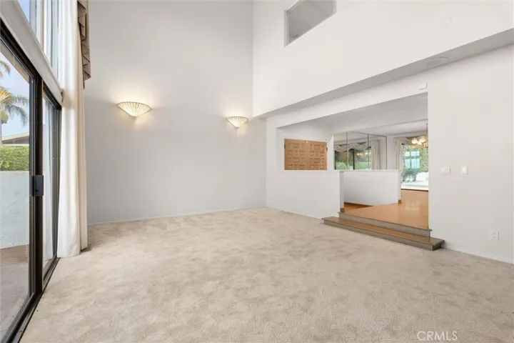 Living room looking toward the entry