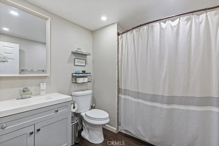Second Bathroom: Roomy updated bathroom with shower/tub combo, modern vanity, and generous usable space.