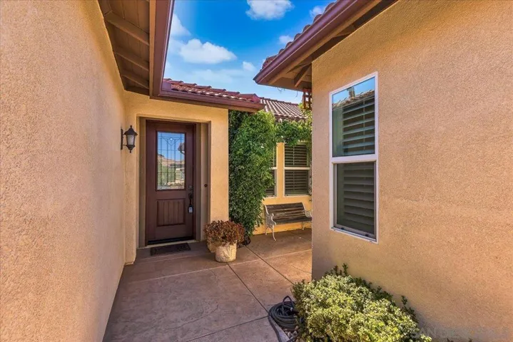 Entry as you walk to the front door